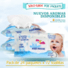 Toallitas húmedas SIN ALCOHOL, Pack24x72 ,total 1728und ,extrasuaves